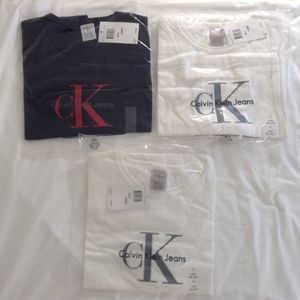 Calvin Klein Jeans T-Shirts Mens L NWT in package